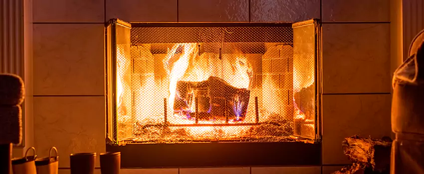 Mendota Hearth Landscape Fireplace Installation in Eagle Pass, Texas